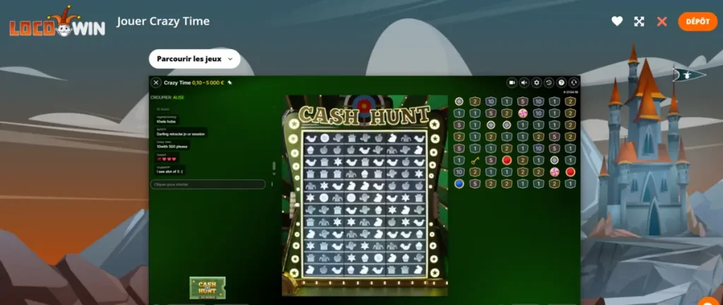 Cash Hunt Crazy Time