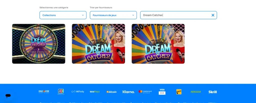 Crazy Time vs Dream Catcher