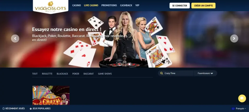 Viggoslots Crazy Time